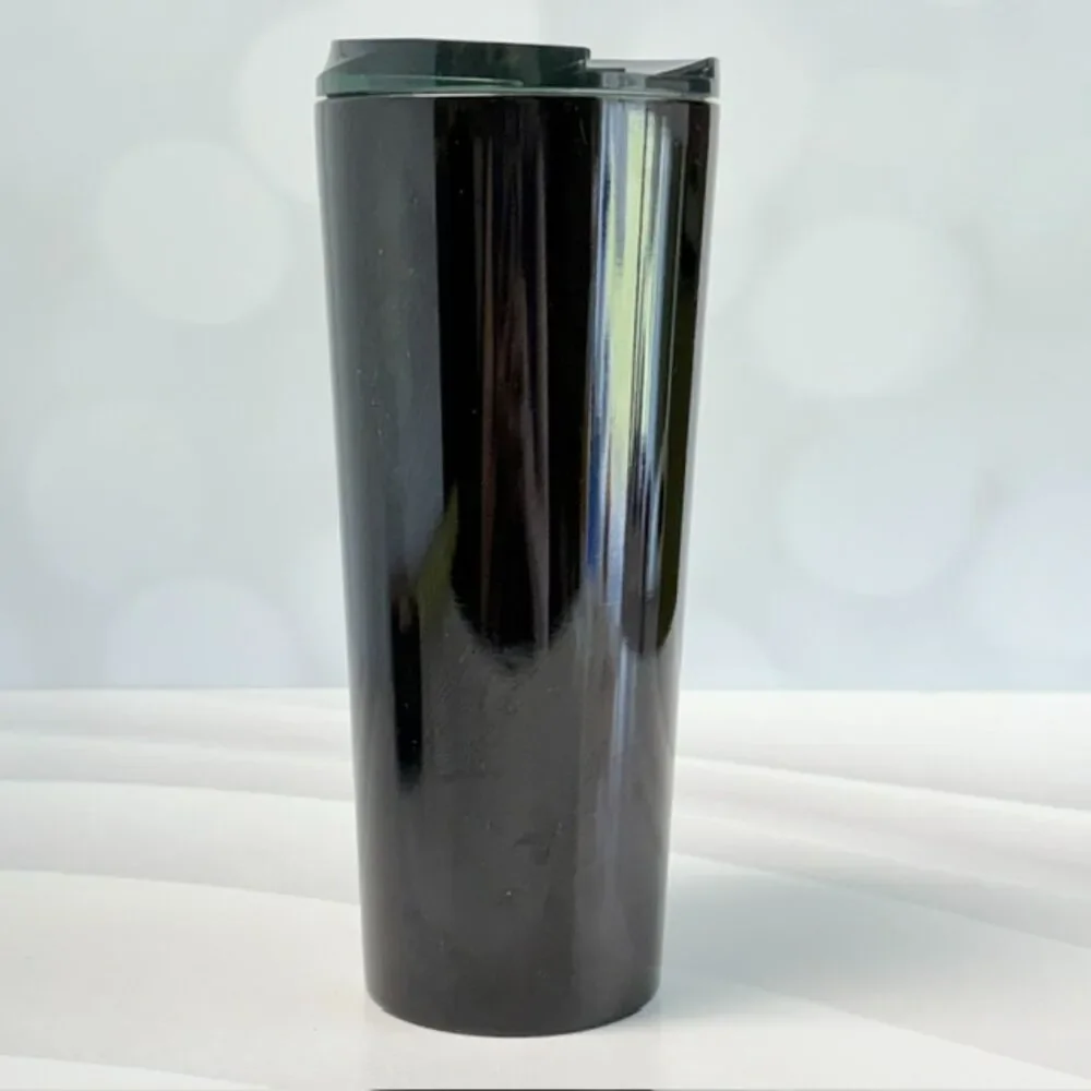 Starbucks 2024 Dark Green Tumbler 16 oz Siren Logo Travel Cup With Lid